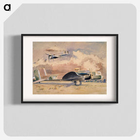アートポスター-Whitley Bombers Sunning - ポール ナッシュ Poster.