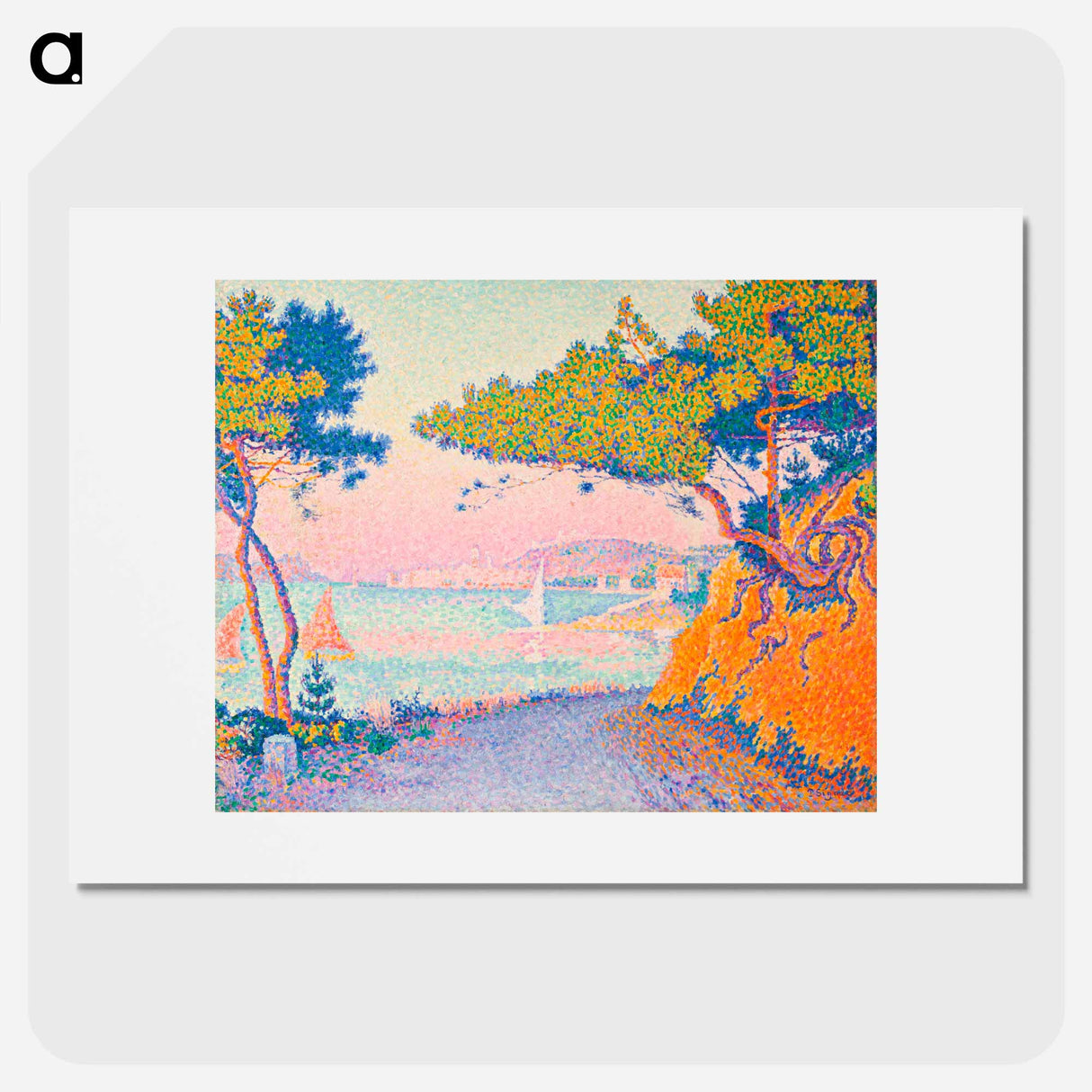 Golfe Juan - Paul Signac Poster.