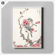 アートパネル-Pine Bunting and Plum Tree
 - 鳥類図鑑 Canvas.
