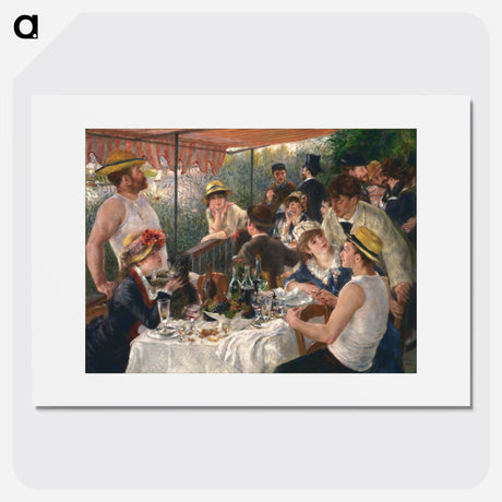 Luncheon of the Boating Party - Pierre-Auguste Renoir Poster.