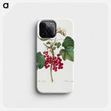 Red Currant - Pierre Joseph Redouté Phone Case.