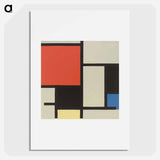 Composition - Piet Mondrian Poster.