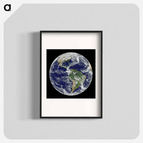 アートポスター-View of the Americas
 - 地球 Poster.