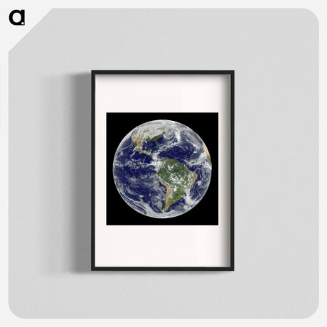 アートポスター-View of the Americas
 - 地球 Poster.