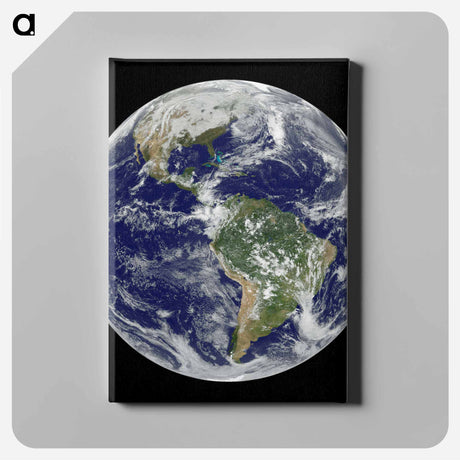 アートパネル-View of the Americas
 - 地球 Canvas.