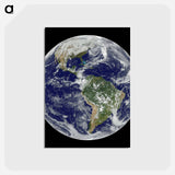 アートポストカード-View of the Americas
 - 地球 Postcard.