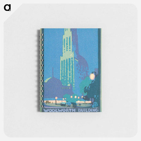 アートメモ帳-Woolworth Building June Night
 - レイチェル ロビンソン エルマー Memo.