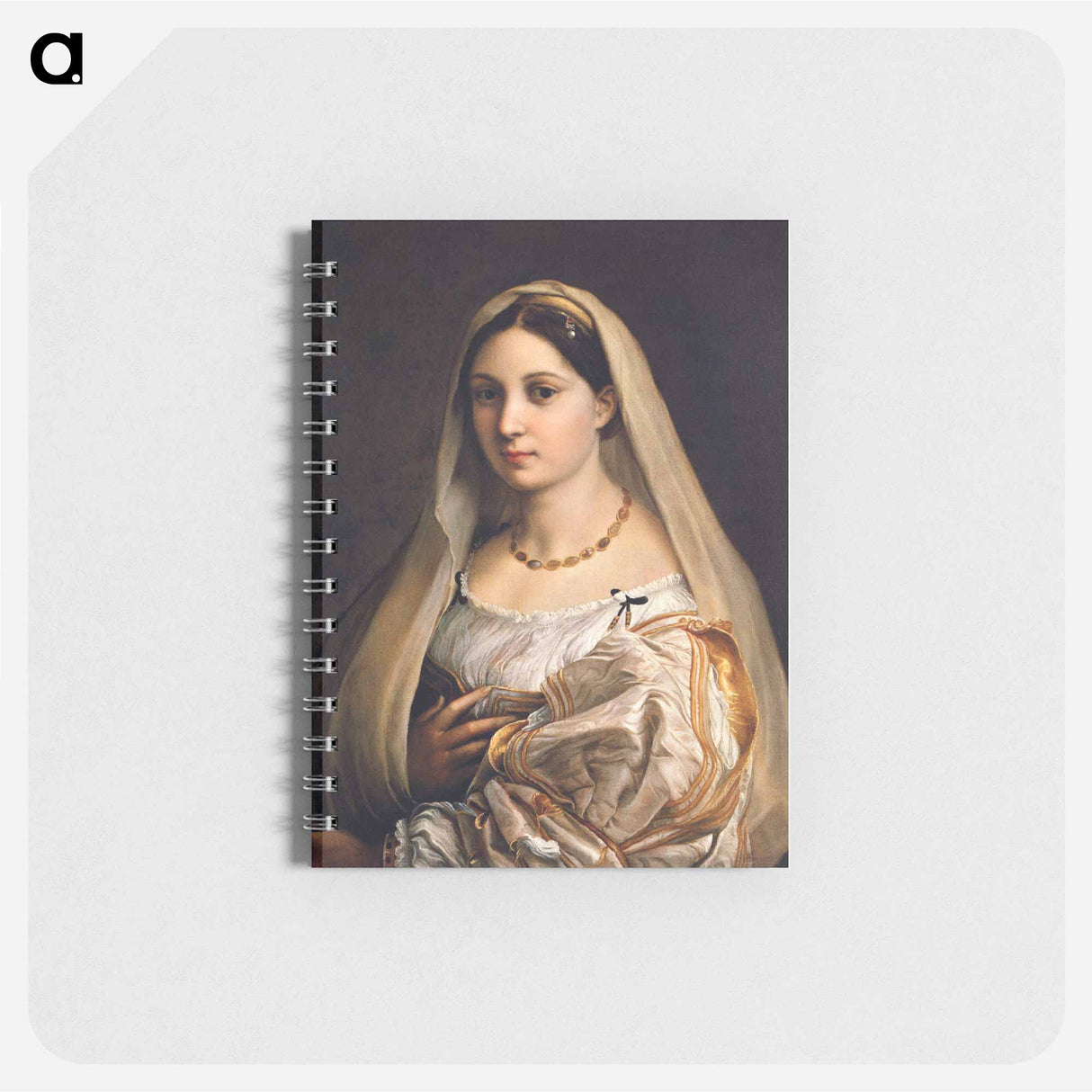 Woman with a veil (La Donna Velata) - ラファエロ サンティ Memo.
