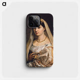 Woman with a veil (La Donna Velata) - ラファエロ サンティ Phone Case.