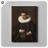 An Old Lady with a Book - Rembrandt van Rijn Canvas.