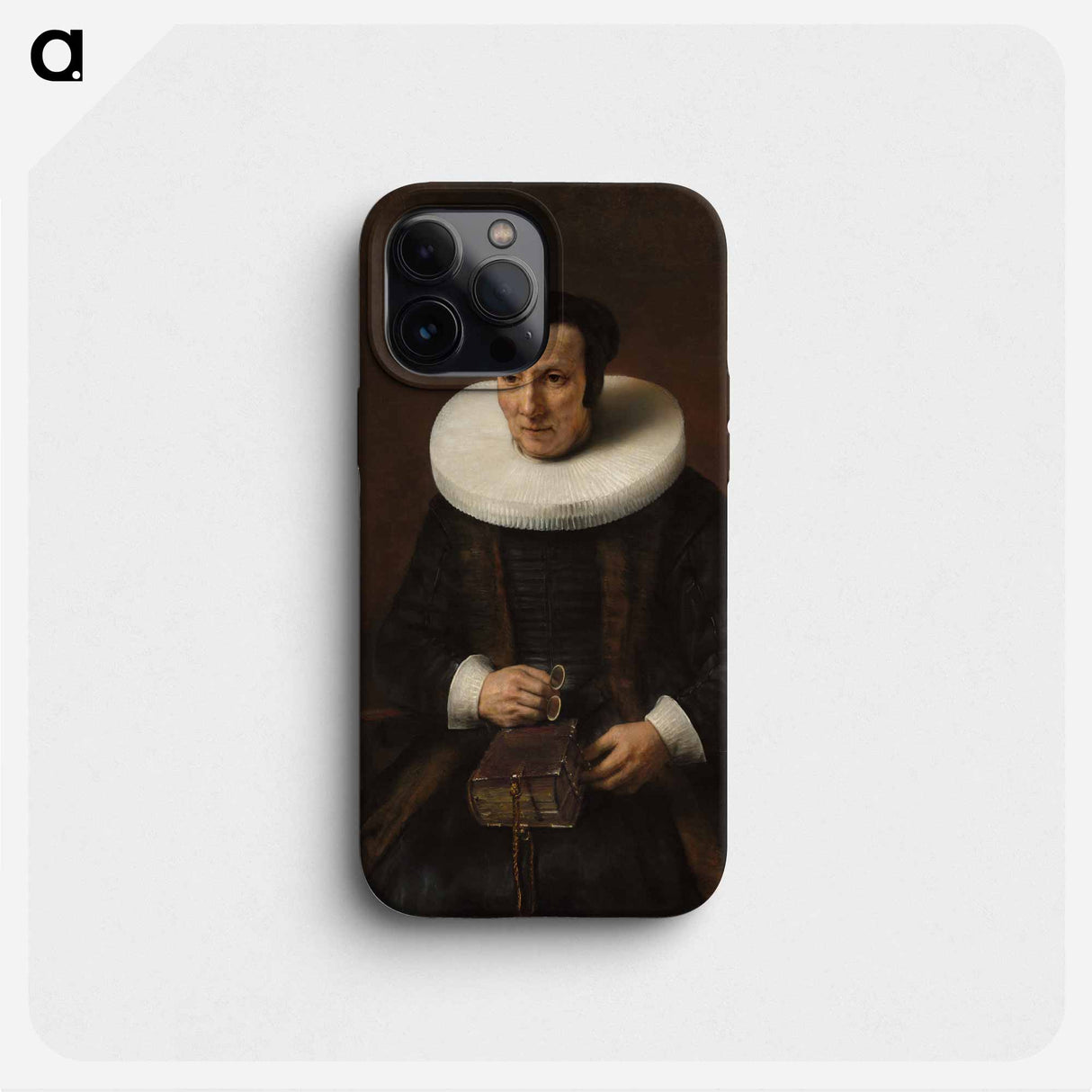 An Old Lady with a Book - レンブラント ファン レイン Phone Case.