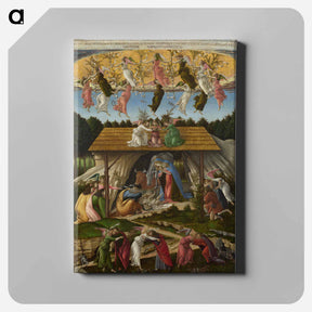 アートパネル-Mystic Nativity - サンドロ ボッティチェッリ Canvas.