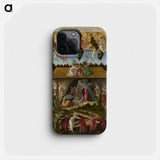 Mystic Nativity - Sandro Botticelli Phone Case.