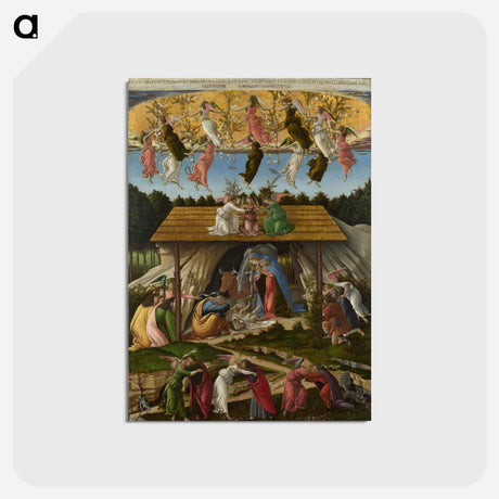 アートポストカード-Mystic Nativity - サンドロ ボッティチェッリ Postcard.