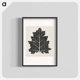 アートポスター-Nineteenth-Century Leaf Design
 - 装飾の文法 Poster.