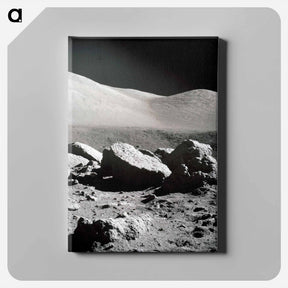 アートパネル-Camelot Crater Panorama
 - ムーン Canvas.