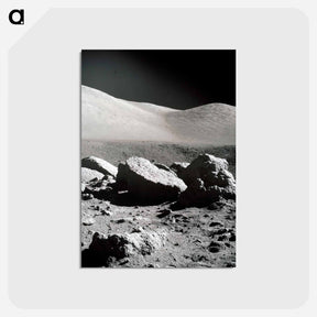 アートポストカード-Camelot Crater Panorama
 - ムーン Postcard.