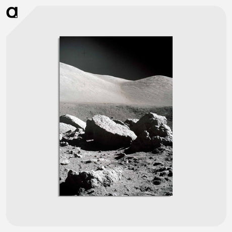 アートポストカード-Camelot Crater Panorama
 - ムーン Postcard.