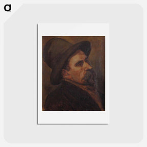アートポストカード-Portrait of Christian Leibbrandt - テオ ファン ドゥースブルフ Postcard.