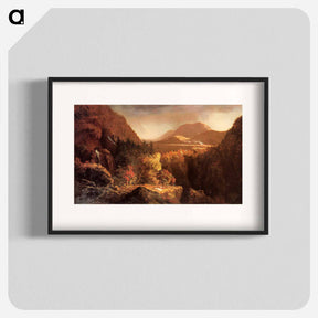 アートポスター-Landscape with Figures A Scene from The Last of the Mohicans - トーマス コール Poster.