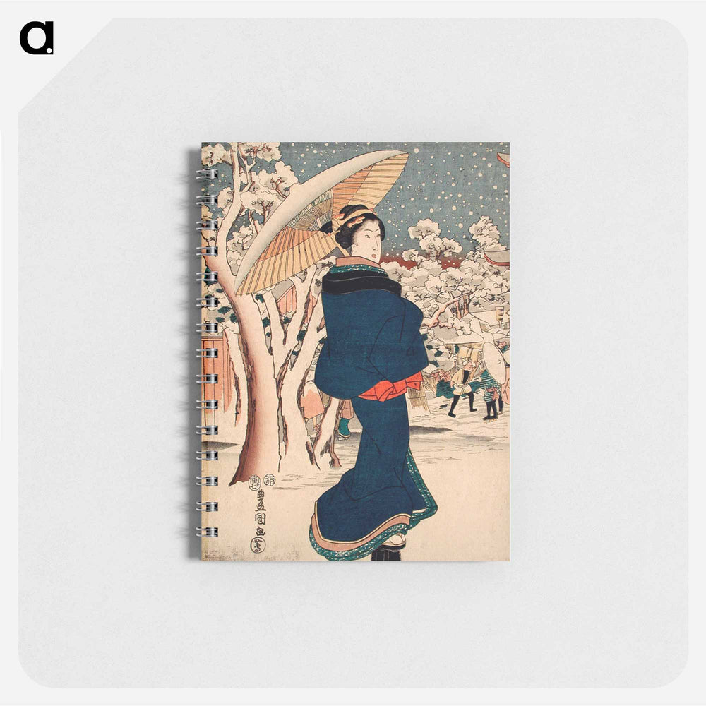 アートメモ帳-Famous Places in the Eastern Capital: The Year-end Fair at Asakusa
 - 歌川 国貞 Memo.
