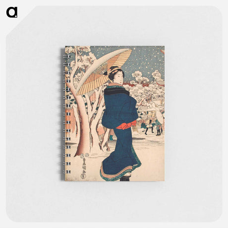 アートメモ帳-Famous Places in the Eastern Capital: The Year-end Fair at Asakusa
 - 歌川 国貞 Memo.