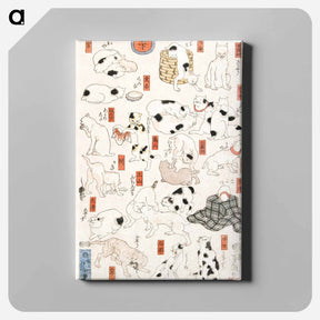 アートパネル-Cats - 歌川 国芳 Canvas.