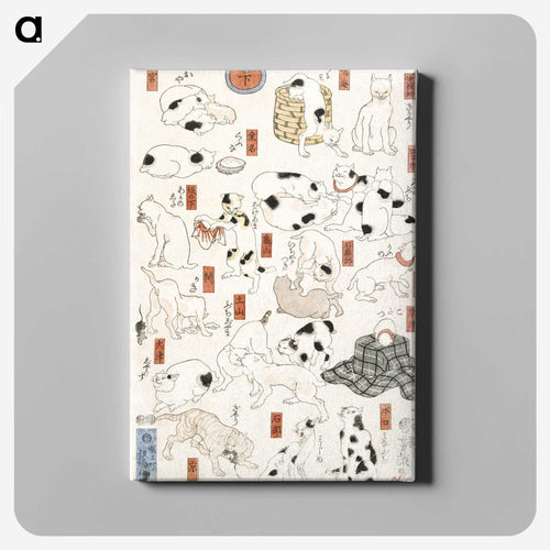 Cats - 歌川 国芳 Canvas.