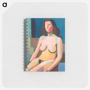 アートメモ帳-Seated female model - ヴィルヘルム ルンドストローム Memo.