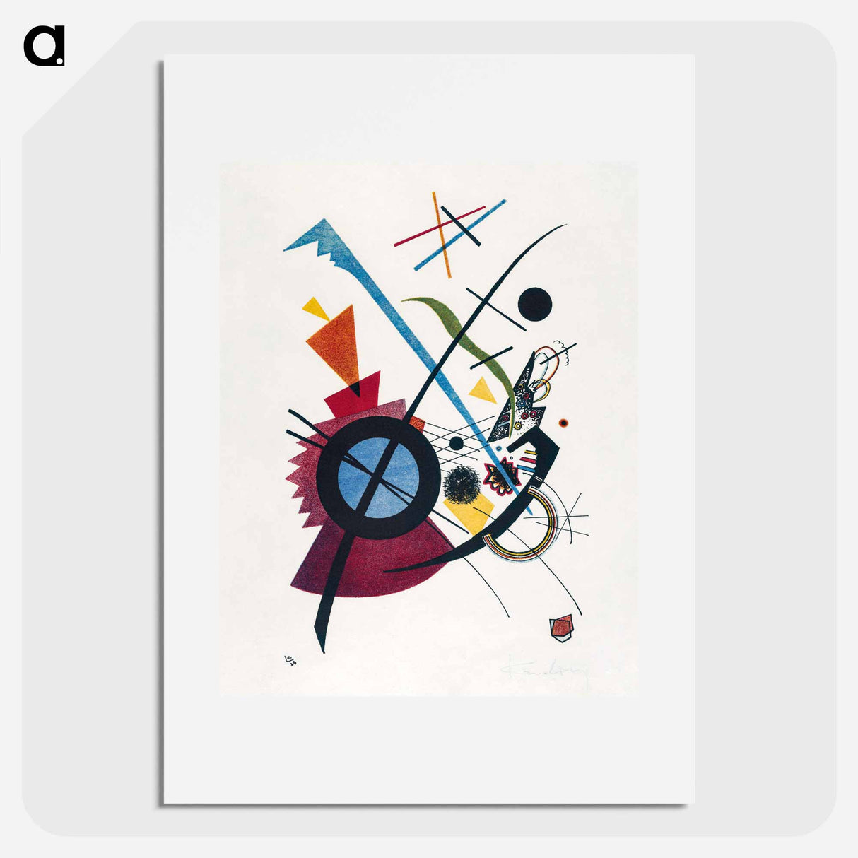 Violet - Wassily Kandinsky Poster.