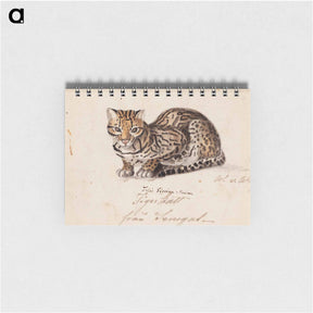 アートメモ帳-Northern tiger cat - ヴィルヘルム フォン ライト Memo.