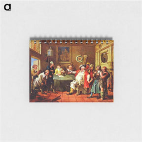 アートメモ帳-Falstaff Examining His Recruits - ウィリアム ホガース Memo.