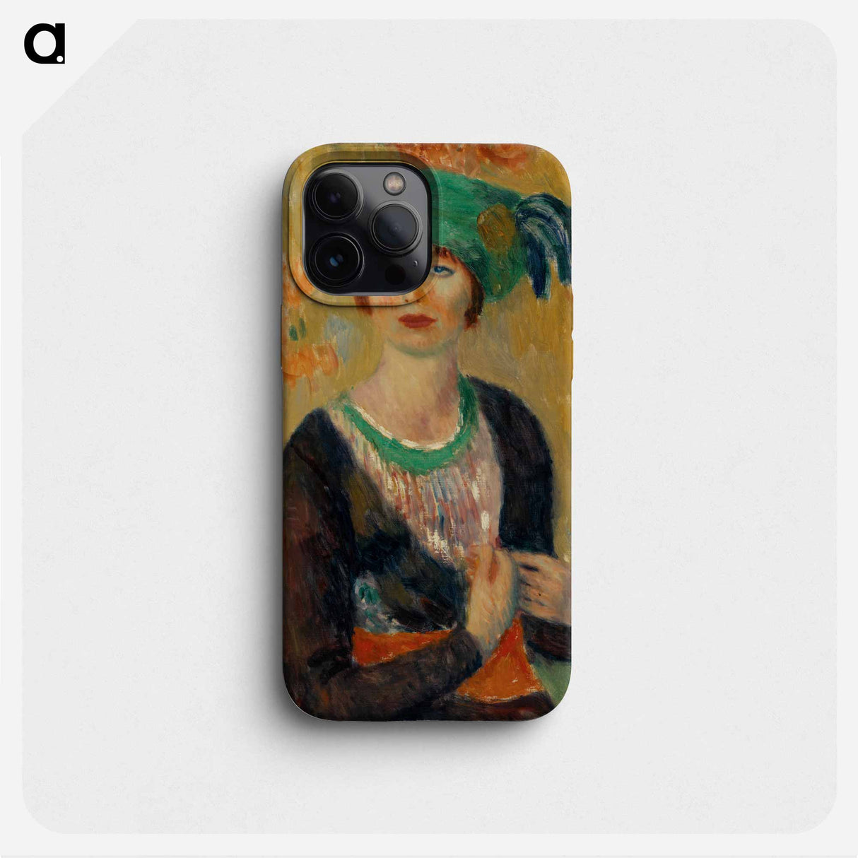 Girl in Green Turban - ウィリアム ジェームス グラッケンズ Phone Case.