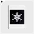 アートポストカード-Wilson Bentley's Snowflake 342 - ウィルソン ベントレー Postcard.