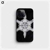 Wilson Bentley's Snowflake 342 - ウィルソン ベントレー Phone Case.