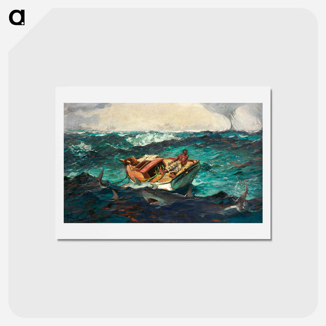 アートポストカード-The Gulf Stream - ウィンスロー ホーマー Postcard.