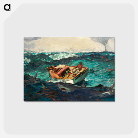 アートポストカード-The Gulf Stream - ウィンスロー ホーマー Postcard.