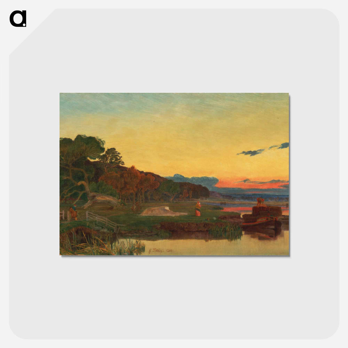 アートポストカード-Whitlingham, Norfolk
 - イェール大学アートギャラリー Postcard.