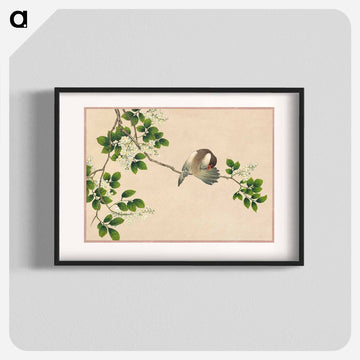 Preening Bird - Zhang Ruoai Poster.