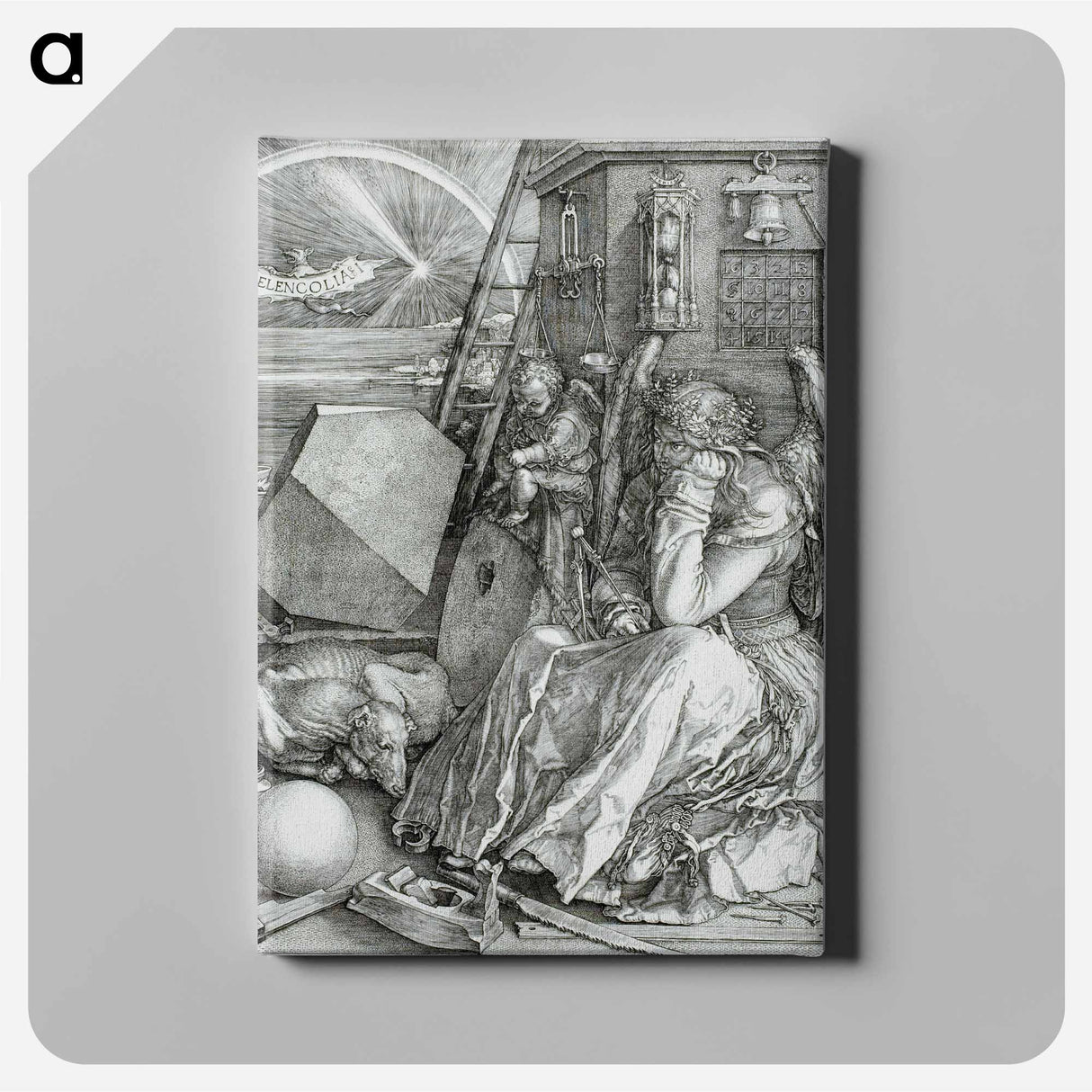 アートパネル-Melencolia I - アルブレヒト デューラー Canvas.