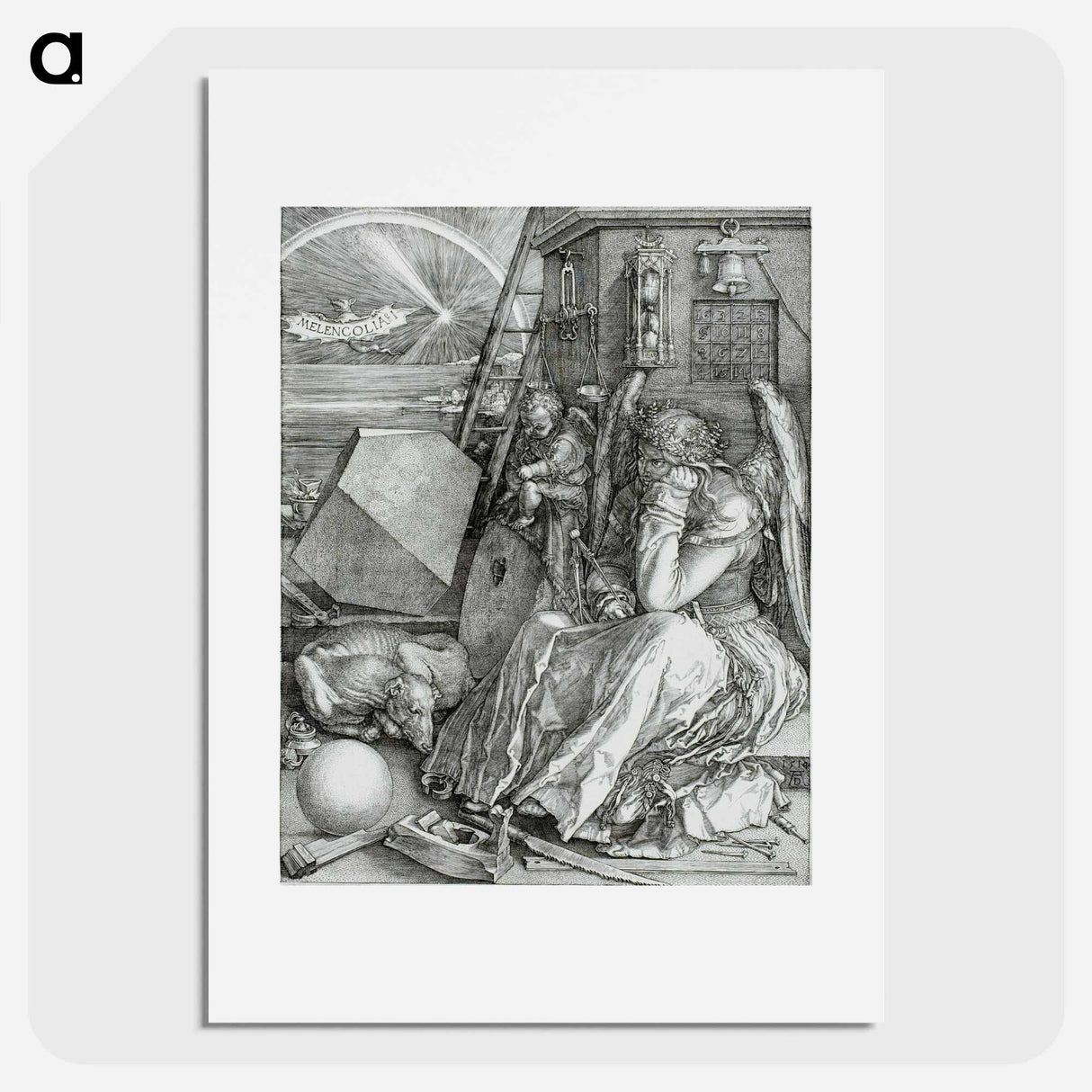 アートポスター-Melencolia I - アルブレヒト デューラー Poster.