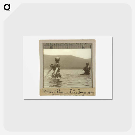アートポストカード-Emmy and Selma, Lake George - アルフレッド スティーグリッツ Postcard.