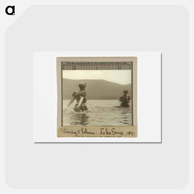 アートポストカード-Emmy and Selma, Lake George - アルフレッド スティーグリッツ Postcard.