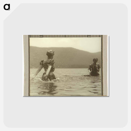 アートポストカード-Emmy and Selma, Lake George - アルフレッド スティーグリッツ Postcard.