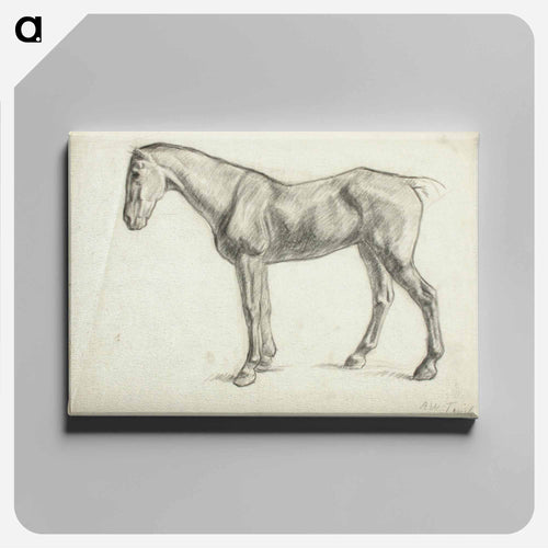 Hevonen - アルフレッド ウィリアム フィンチ Canvas.