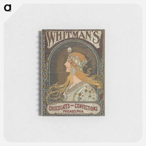 アートメモ帳-Whitman's chocolates and confections - アルフォンス ミュシャ Memo.