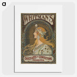 Whitman's chocolates and confections - アルフォンス ミュシャ Poster.