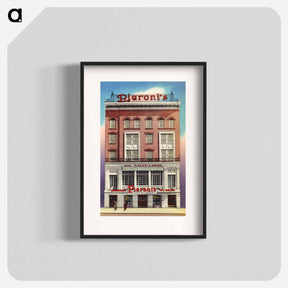 アートポスター-Pieroni's Restaurant and Hotel
 - ボストン公共図書館 Poster.