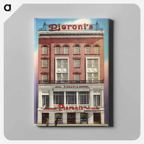 アートパネル-Pieroni's Restaurant and Hotel
 - ボストン公共図書館 Canvas.