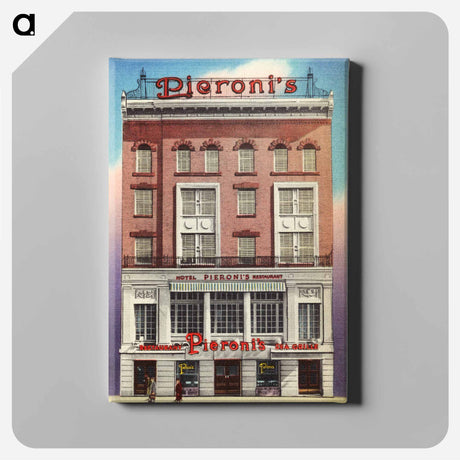アートパネル-Pieroni's Restaurant and Hotel
 - ボストン公共図書館 Canvas.